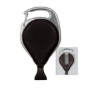 Bilde av Black carabiner No-Twist ID badge reel with belt clip and card clip. 60270142 (DE,SE,NO,FI,RO,PL)