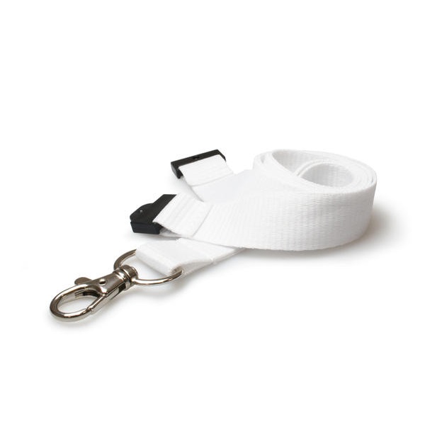 Bilde av White lanyard / keyhanger 20 mm with metal trigger clip. 60270742 (DE,SE,NO,FI,RO,PL)