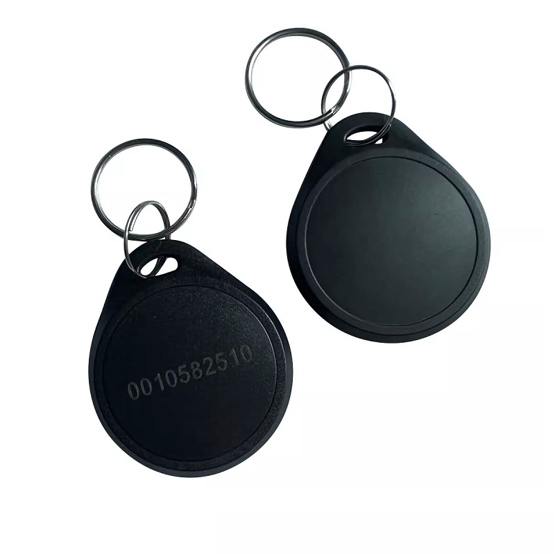 Picture of Key fob black dual chip 13.56 MHz 1K and 125 KHZ. Keyfob. 70102925